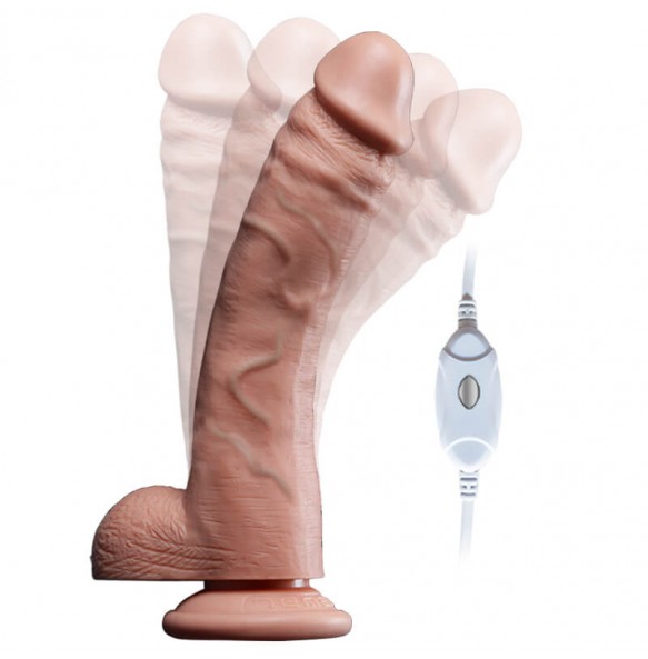 JEUSN - Twisting Rocking Vibration Version Dildo (USB Power Supply - L:23cm - D:4.5cm)